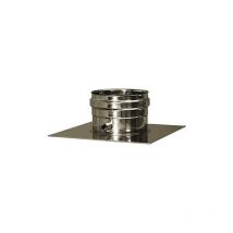 Cheminee Plaque avec drainage ferme conduit de fumee dn 80 tuyau en acier inoxydable 316