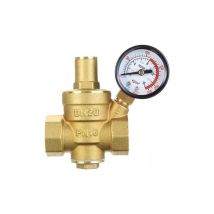 Boed - gabrielle DN20 brass adjustable water pressure reducer with pressure gauge, adjustable brass water pressure reducer (DN20)