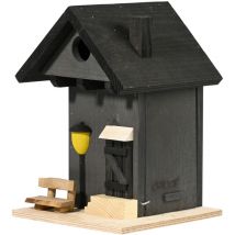 Dobar Nistkasten Onkel Bob schwarz 18 x 18,5 x 26 xm Nistkasten