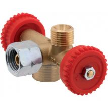 GOK - Doble vávula de derivación 09-706 R1 / 4 lks.