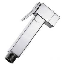 Reru - doccetta a pulsante in ottone quadra per idroscopino Misura: Cromo