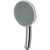 Doccetta cromata monogetto anticalcare mod. a101 maxi soffione doccia per bagno