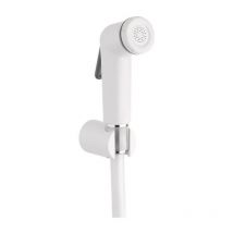 Doccetta igienica in plastica bianca con supporto murale igienica serie easy Idral 09024/D Bianco - Plastica