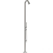Doccia Da Esterno Acqua Calda e Fredda Cm 228,9x18x25 Sined Doccia Bosa Inox