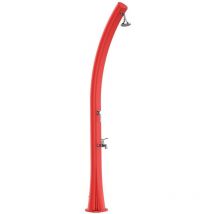 Doccia Rossa Acqua Calda Dal Sole Cm 20x21x226 Mpc Docciasolare Rio Rosso