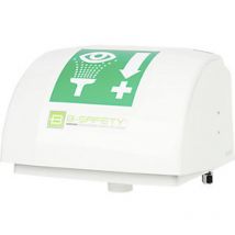 B-safety - Doccia oculare premiumline con cestino di recupero + montaggio a parete del supporto cache