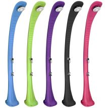 Poolstar - Formidra Cobra 32L 217x30x34cm Doccia solare da esterno - Risciacquo piedi - Riscaldamento solare - Polietilene riciclabile - Verde