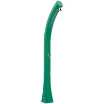 Doccia solare da giardino 44l miscelatore e lavapiedi arkema happy xl verde scuro