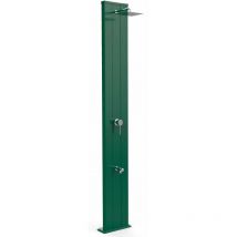 Arkema Design - Doccia Solare da Giardino 40L Miscelatore e Lavapiedi Arkema Dada s Verde
