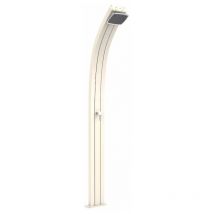 Doccia Solare da Esterno Giardino 30L Miscelatore Arkema Spring Bianco Crema