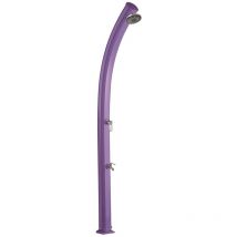 Doccia solare da esterno Jolly 25L Formidra 233x15x16,5 cm- Alluminio - Pediluvio, soffione e miscelatore - - Viola