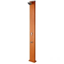 GRE - Doccia solare effetto legno con serbatoio 32 lt