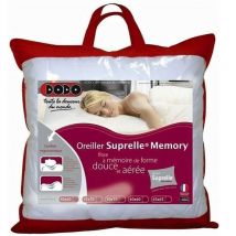 Oreiller a mémoire de forme suprelle memory 65x65cm - Dodo