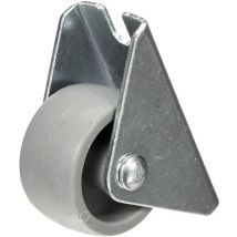 Dörner+helmer - Döner + helmer 791130, Mobili-Ricino Fisso 30 x 15 mm In Plastica, Grigio