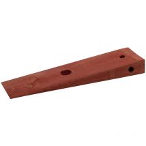 Rüstholz egs, rot lasiert Holzkeil 5 x 12 x 45 cm - Dönges