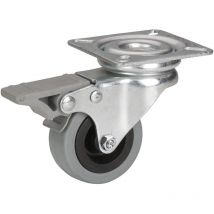 Dörner+helmer - 771100 MOULE c appareil rouleau avec pneu en caoutchouc gris 771100C