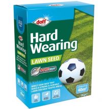 Hard Wearing Lawn Seed 1kg LBA00DOF - Doff