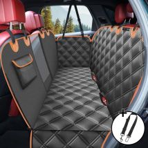 Jalleria - Dog Car Seat Cover Dog Hammock For Car Back Seats With Side Protection And Mesh Visual Window, Durable Scratch Proof And Waterproof Pet