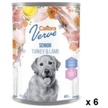 Dog Gf Verve Senior Pavo Y Cordero Caja 6x400gr - Calibra