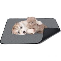 Dog Mat, 100 x 70CM Pee Pads Super Absorbent Reusable Waterproof Dog Trainer Mats