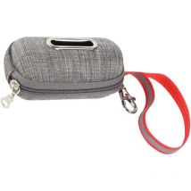 Wddnaot - Dog Poop Bag Holder, Zippered Dog Poop Bag, Portable Dog Poop Bag Dispenser with Leash Clip Buckle