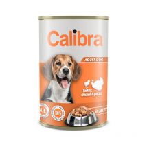 Calibra - dog premium pavo pollo pasta jelly caja 12X1240G ndr