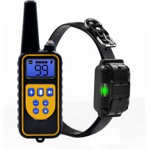 Dog Training Collar 800 Meters Anti Bark Collar with Controlled Vibration and Sound Stimulation Rechargeable Waterproof Dog Training Collar