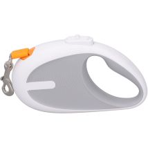 Groofoo - Dog Walking Leash Portable abs Automatic Telescopic Retractable Dog Leash for Outdoor Grey Dolphin