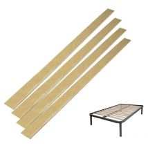 Doghe in legno per Ricambio reti Letto singolo Ortopedico 119x6,4x0,8 cm - 6 Pz