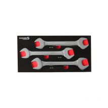 Kombinierbares Tablett mit 3 offenen Doppeltasten, 1/3 Dogher 450-082