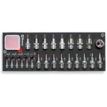 Dogher - 503-080 b. COMB.1/4 29 ud.vasos+p. TORX1/4 1/2