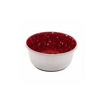 Dogit Comedero Aceroinox, Red Speckle, 950 ml.