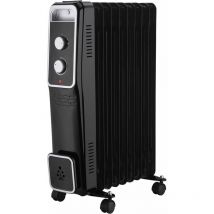 Daewoo - Radiador de aceite 2000w negro. - DOH-499M.BLACK