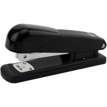 Dohe Tischhefter aus Metall - bis zu 20 Blatt - Kapazität 100 Klammern - Farbe schwarz