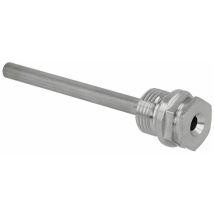 Le Sanitaire - Doigt de gant/tube protection pour sonde 1/2'' x 100 mm, inox 1.4571t