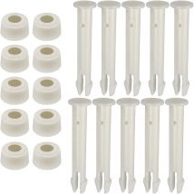 10 Pièces Goupilles en Plastique pour Intex Round Metal Frame Pools Pièces de Rechange pour Joints de Piscine pour Joints de Piscine,Remplacement de