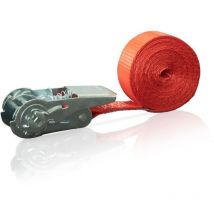 Cinghia di ormeggio DIN EN 12195-2 lunghezza 6 m larghezza 25 mm con cricchetto LC U 700