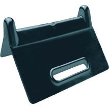 Cornière De Protection Des Chants Longueur Du Poteau 90 X 90 Mm Noir Sans Fente 4 Pièces/set