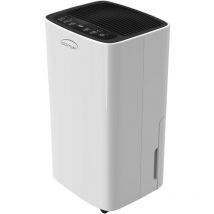 Domair - dry 12 Déshumidificateur d'air - 12L/jour - 185 Watts - Réservoir d'eau 2 Litres - Commande Simple