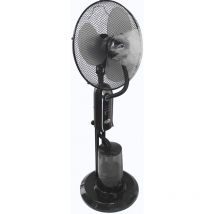 Domair - MF25N - Ventilatore con nebulizzatore, 40 cm, 75 w, Nero