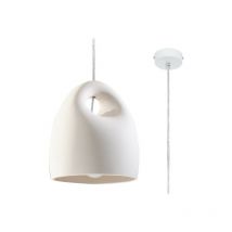 Dome Keramik Pendelleuchte Weiß E27 Lampadario Cupola Ceramica Bianca E27