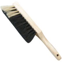 Balayette bois brut manche court écol.crin pur - findis ebj