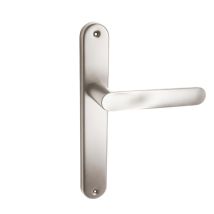 Domino - Türgriff 78 Drückergarnitur Wc - Badezimmer Set Links & Rechts Türbeschlag Für Wc/badezimmertüren L-form Türbeschläge Aus Aluminium 