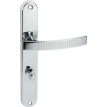 Domino - Türgriff Alma Eco M6 Wc-bad 78 Drückergarnitur Für Zimmertüren Langschild-garnitur Türdrücker-set Türbeschläge