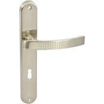 Domino - Türgriff alma eco M9 BB-Buntbart 72 Drückergarnitur für Zimmertüren Langschild-Garnitur Türdrücker-Set Türbeschläge