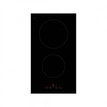 Domino 2 Flammen Glaskeramikschwarz mit sensitiver Steuerung, 29x52 cm