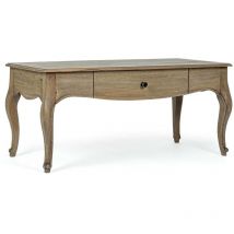 Domitille klassischer Couchtisch aus Holz mit 1 Schublade