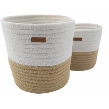 Domiva Aufbewahrungskorb Aus Geflochtenem Baumwolle Ecru Beige