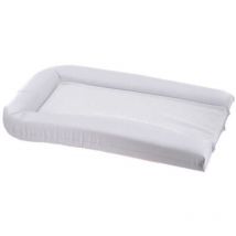 Matelas langer PVC+2 eponges amovibles 42x70cm - Blanc
