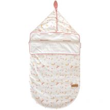 Nid d'ange petites plumes Rose Clair 80 cm